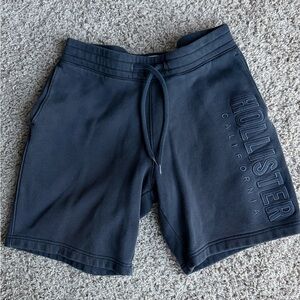 Hollister Black Embroidered Sweatshirt